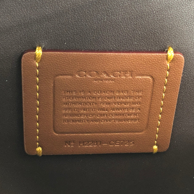 【中古品】【レディース】 COACH コーチ HEART QUILTING CROSSBODY H2281-CE725 ハート キルティング クロスボディ ショルダーバッグ ポシェット 鞄 180-260716-rs-06-fur カラー：ブラック 万代Net店