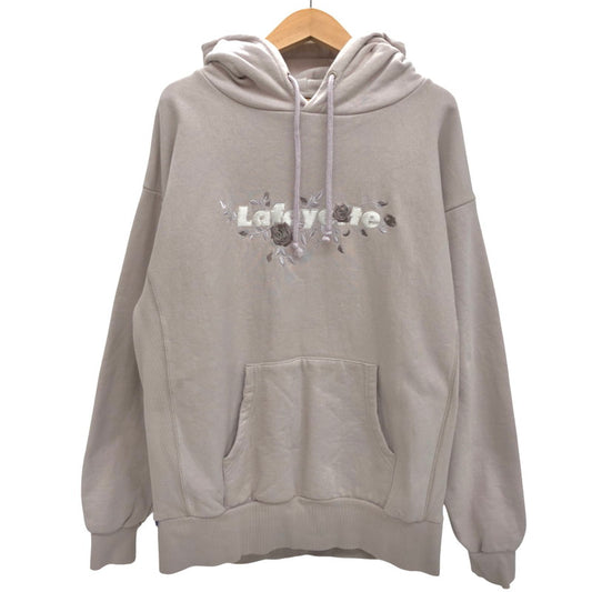 【現状渡し品】【メンズ】 Lafayette ラフェイエット ROSE LOGO US COTTON HOODED SWEATSHIRT LE220501 ローズロゴ フーディー パーカー くすみカラー トップス ストリート系 142-241227-rs-04-fur サイズ：L カラー：ピンク系 万代Net店