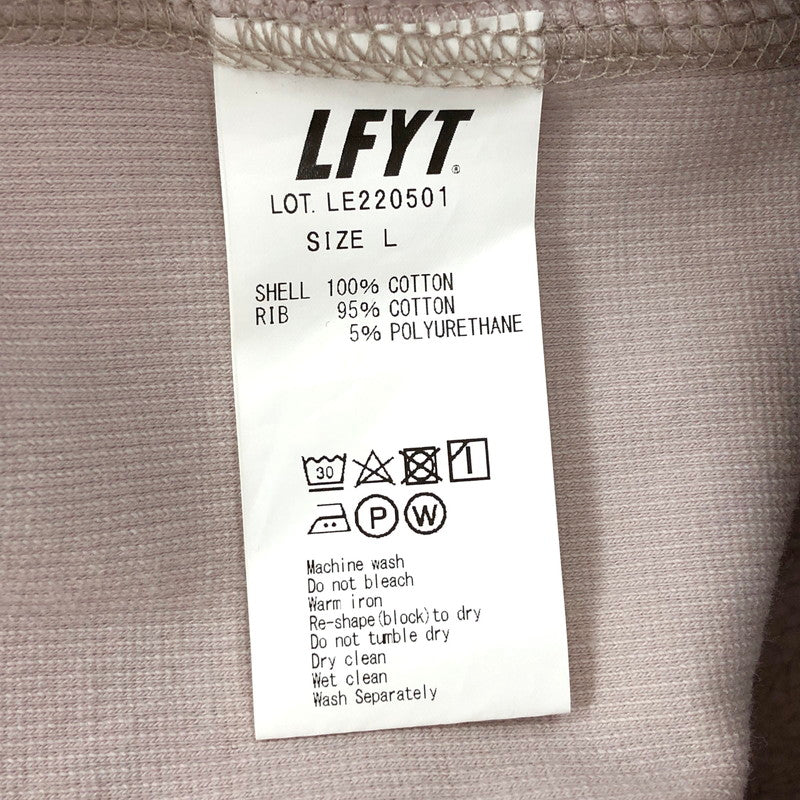 【現状渡し品】【メンズ】 Lafayette ラフェイエット ROSE LOGO US COTTON HOODED SWEATSHIRT LE220501 ローズロゴ フーディー パーカー くすみカラー トップス ストリート系 142-241227-rs-04-fur サイズ：L カラー：ピンク系 万代Net店