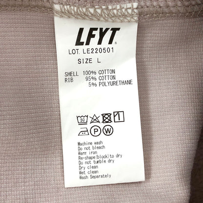 【現状渡し品】【メンズ】 Lafayette ラフェイエット ROSE LOGO US COTTON HOODED SWEATSHIRT LE220501 ローズロゴ フーディー パーカー くすみカラー トップス ストリート系 142-241227-rs-04-fur サイズ：L カラー：ピンク系 万代Net店