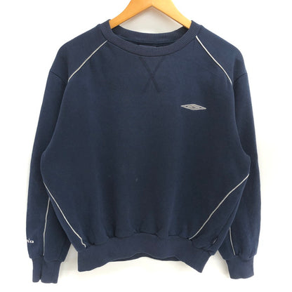 【現状渡し品】【メンズ/レディース】 UMBRO アンブロ 90-00S LOGO SWEATSHIRT スウェット トレーナー 長袖 トップス 古着 ヴィンテージ 146-260428-rs-02-fur サイズ：ASIA M カラー：ネイビー 万代Net店