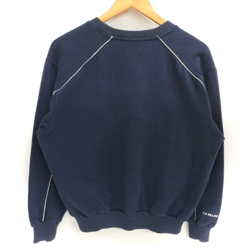 【現状渡し品】【メンズ/レディース】 UMBRO アンブロ 90-00S LOGO SWEATSHIRT スウェット トレーナー 長袖 トップス 古着 ヴィンテージ 146-260428-rs-02-fur サイズ：ASIA M カラー：ネイビー 万代Net店