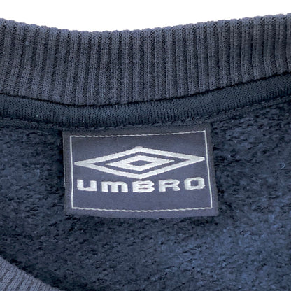 【現状渡し品】【メンズ/レディース】 UMBRO アンブロ 90-00S LOGO SWEATSHIRT スウェット トレーナー 長袖 トップス 古着 ヴィンテージ 146-260428-rs-02-fur サイズ：ASIA M カラー：ネイビー 万代Net店