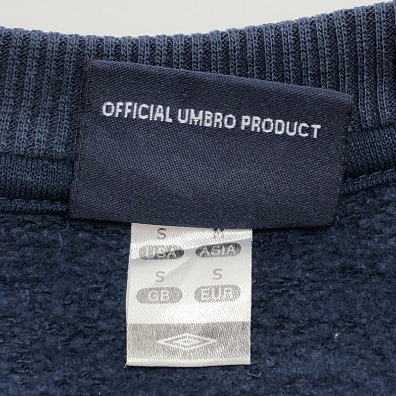 【現状渡し品】【メンズ/レディース】 UMBRO アンブロ 90-00S LOGO SWEATSHIRT スウェット トレーナー 長袖 トップス 古着 ヴィンテージ 146-260428-rs-02-fur サイズ：ASIA M カラー：ネイビー 万代Net店