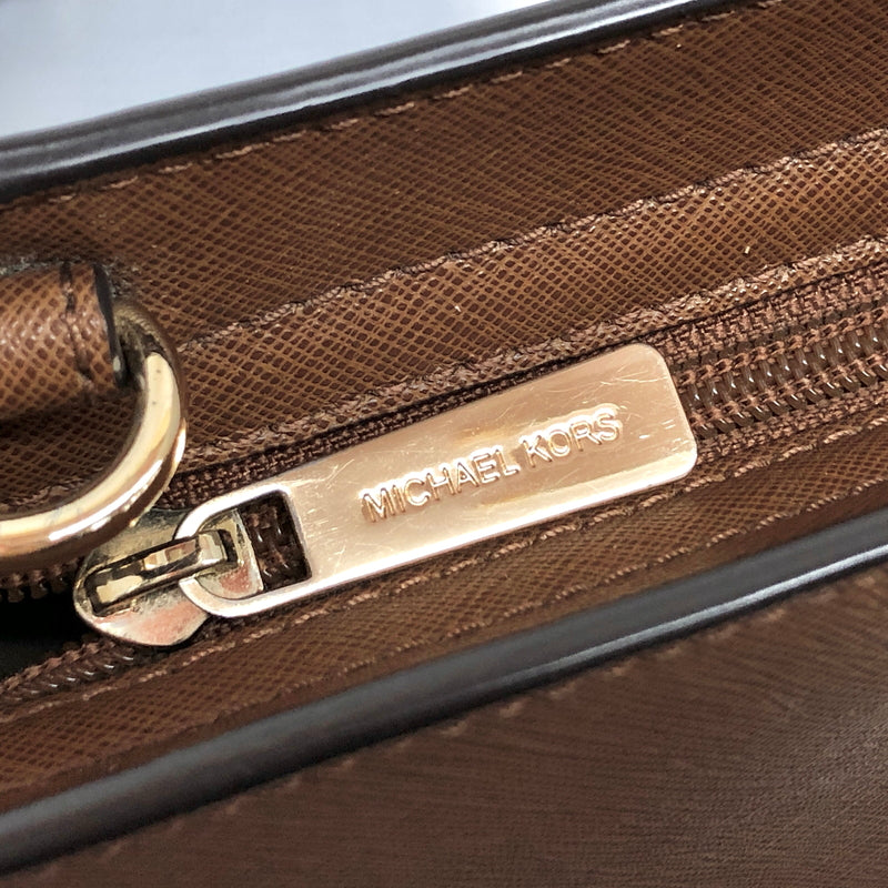 【中古品】【レディース】 MICHAEL KORS マイケルコース SHOULDER BAG 35HBGLMM6L ショルダーバッグ 鞄 188-260716-rs-08-fur カラー：ブラウン 万代Net店