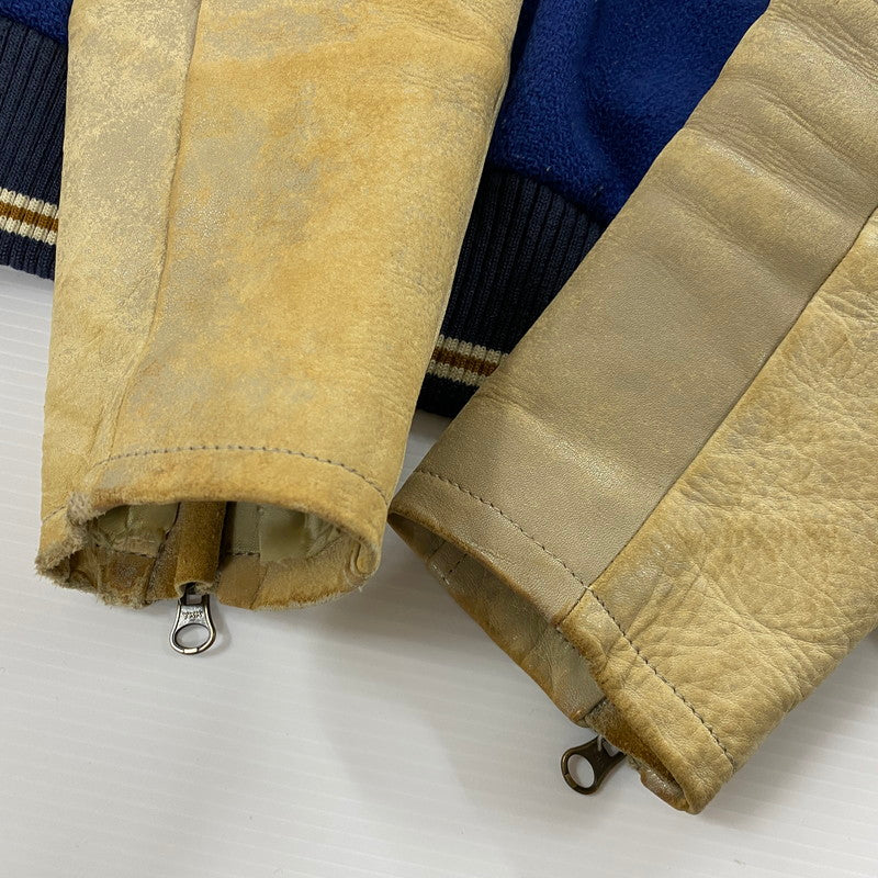 【現状渡し品】【レディース】 HYSTERIC GLAMOUR ヒステリックグラマー PANDA STADIUM JUMPER 2AB-3270 パンダ スタジアム ジャケット スタジャン ライトアウター 168-251124-yo-09-tei サイズ：FREE カラー：ブルー 万代Net店