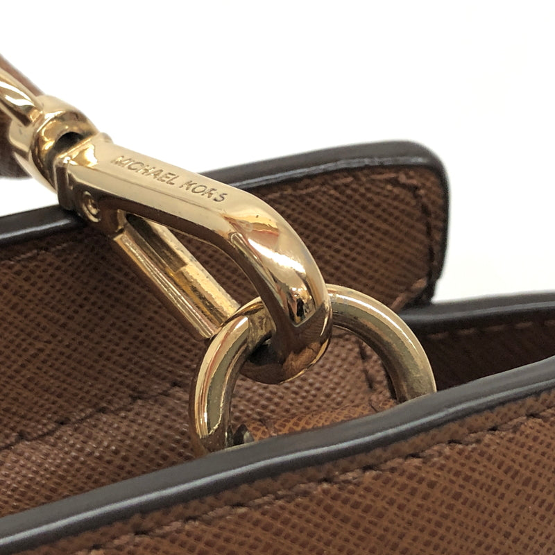 【中古品】【レディース】 MICHAEL KORS マイケルコース SHOULDER BAG 35HBGLMM6L ショルダーバッグ 鞄 188-260716-rs-08-fur カラー：ブラウン 万代Net店