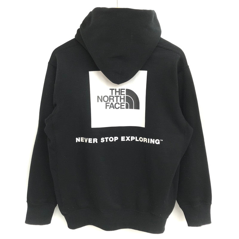 【現状渡し品】【メンズ】 THE NORTH FACE ザ・ノースフェイス BACK SQUARE LOGO HOODIE NT62040 バック スクエアロゴ フーディ パーカー 長袖 トップス アウトドア系 144-251121-rs-05-fur サイズ：M カラー：ブラック 万代Net店