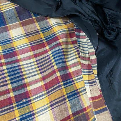 【中古品】【メンズ】 Brooks Brothers ブルックスブラザーズ 70’s CHECK TAILORED JACKET VINTAGE 70年代 チェック テーラード ジャケット トップス 銀黒タグ ヴィンテージ 145-251124-yo-14-tei サイズ：W32 カラー：マルチ 万代Net店