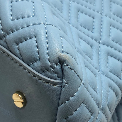 【中古品】【レディース】 TORY BURCH トリーバーチ QUILTED CHAIN TOTE BAG キルティング トートバッグ ショルダーバッグ 鞄 180-260716-rs-09-fur カラー：ライトブルー 万代Net店