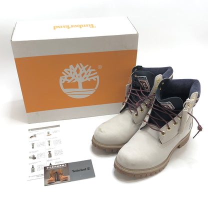 【現状渡し品】【メンズ】 Timberland ティンバーランド 6-INCH BOOTS A5ZY7 6-INCH BOOTS 6インチ ブーツ シューズ 靴 164-260716-rs-10-fur サイズ：26.5cm US8.5W カラー：オフホワイト系 万代Net店