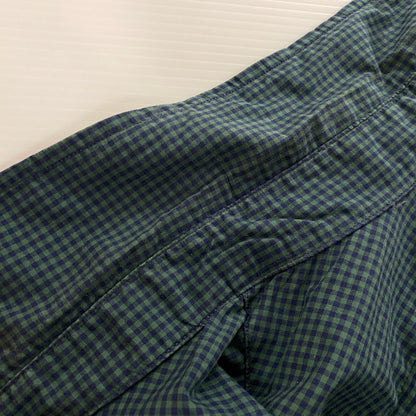 【中古品】【メンズ】 Brooks Brothers ブルックスブラザーズ 90's GINGHAM CHECK B.D. LS SHIRT 90年代 ギンガムチェック ボタンダウン ロングスリーブ シャツ 長袖 トップス 145-251124-yo-15-tei サイズ：17 1/2-R カラー：グリーン 万代Net店