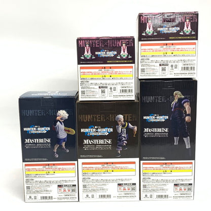 【中古美品】 BANDAI 一番くじ HUNTER×HUNTER B/C/D/E賞 ゼノ/シルバ/キルア/ナニカ ゾルディック フィギュア 計５点セット 051-260702-mo-01-fur 万代Net店
