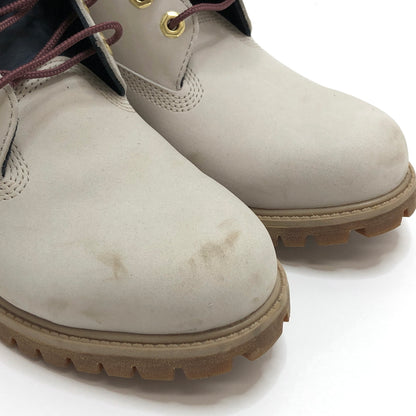 【現状渡し品】【メンズ】 Timberland ティンバーランド 6-INCH BOOTS A5ZY7 6-INCH BOOTS 6インチ ブーツ シューズ 靴 164-260716-rs-10-fur サイズ：26.5cm US8.5W カラー：オフホワイト系 万代Net店