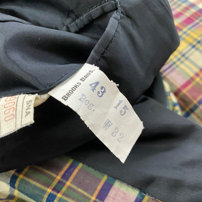 【中古品】【メンズ】 ブルックスブラザーズ 70’s CHECK TAILORED JACKET VINTAGE 70年代 チェック テーラード ジャケット トップス 銀黒タグ ヴィンテージ 145-251124-yo-14-tei サイズ：W32 カラー：マルチ 万代Net店