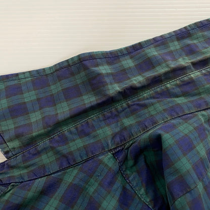 【中古品】【メンズ】 Brooks Brothers ブルックスブラザーズ 90’s MAKERS LS SHIRT 90年代 メイカーズ ロングスリーブ シャツ 長袖 トップス 145-251124-yo-17-tei サイズ：16-R カラー：ブルー/グリーン 万代Net店