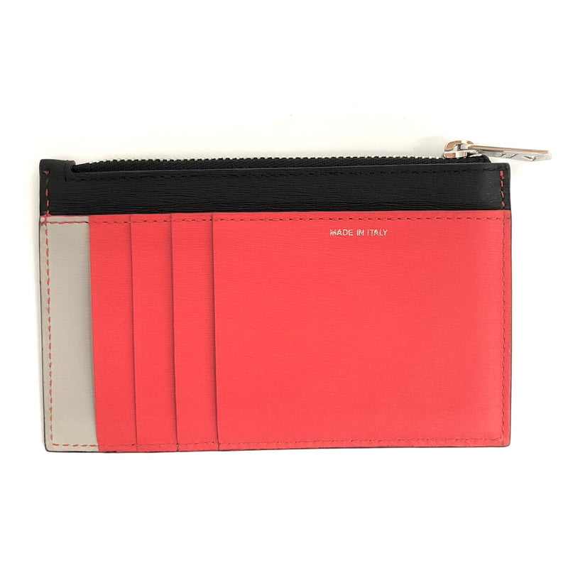 【中古美品】【メンズ/レディース】 PAUL SMITH ポール・スミス WALLET POUCH STRAW M1A-6136-ASTRGS コインケース ウォレットポーチ 小銭入れ カード入れ 200-260721-rs-01-fur カラー：ブラック/コーラル/グレー 万代Net店