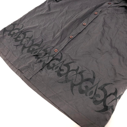 【現状渡し品】【メンズ】 kenjiurban S/S SHIRT 半袖 シャツ 古着 トップス ヴィンテージ系 146-251121-rs-07-fur サイズ：XL カラー：グレー 万代Net店