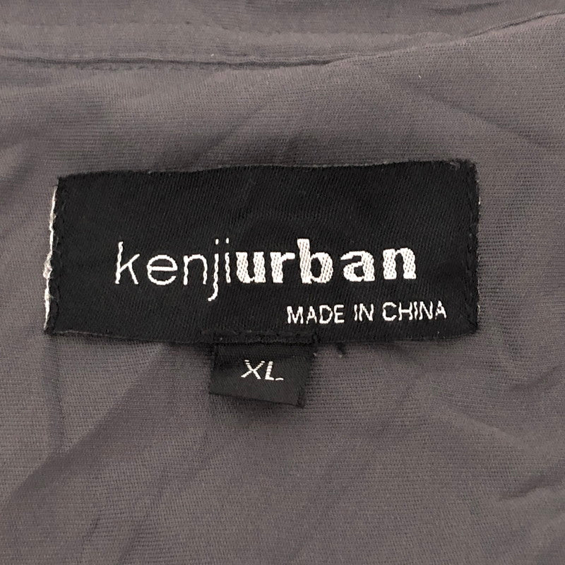 【現状渡し品】【メンズ】 kenjiurban S/S SHIRT 半袖 シャツ 古着 トップス ヴィンテージ系 146-251121-rs-07-fur サイズ：XL カラー：グレー 万代Net店