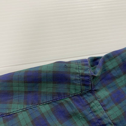 【中古品】【メンズ】 Brooks Brothers ブルックスブラザーズ 90’s MAKERS LS SHIRT 90年代 メイカーズ ロングスリーブ シャツ 長袖 トップス 145-251124-yo-17-tei サイズ：16-R カラー：ブルー/グリーン 万代Net店