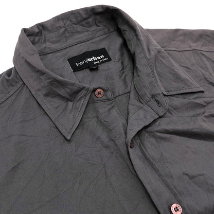 【現状渡し品】【メンズ】 kenjiurban S/S SHIRT 半袖 シャツ 古着 トップス ヴィンテージ系 146-251121-rs-07-fur サイズ：XL カラー：グレー 万代Net店