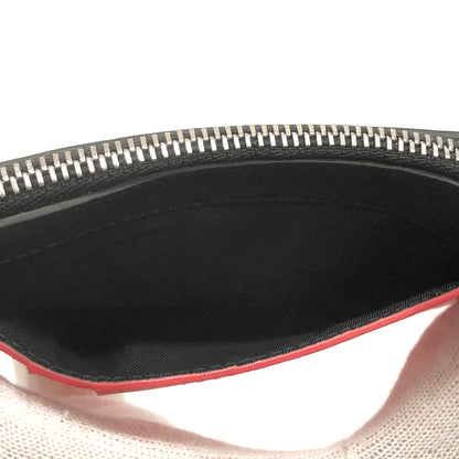 【中古美品】【メンズ/レディース】 PAUL SMITH ポール・スミス WALLET POUCH STRAW M1A-6136-ASTRGS コインケース ウォレットポーチ 小銭入れ カード入れ 200-260721-rs-01-fur カラー：ブラック/コーラル/グレー 万代Net店