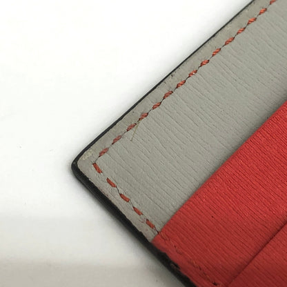 【中古美品】【メンズ/レディース】 PAUL SMITH ポール・スミス WALLET POUCH STRAW M1A-6136-ASTRGS コインケース ウォレットポーチ 小銭入れ カード入れ 200-260721-rs-01-fur カラー：ブラック/コーラル/グレー 万代Net店