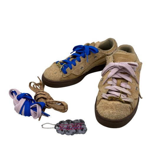 【現状渡し品】【レディース】 PUMA × X-GIRL プーマ×エックスガール 396251-02 WOMEN'S SUEDE ウィメンズ スエード シューズ スニーカー 靴 166-260127-cs-13-izu サイズ：24.5ｃｍ カラー：DUSTY TAN TOASTED ALMOND 万代Net店