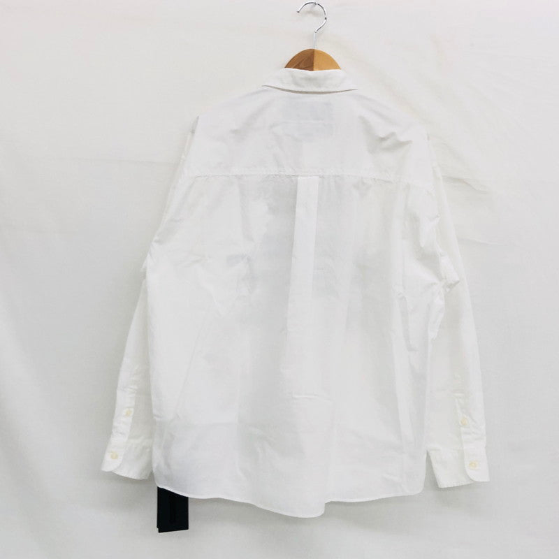 【中古美品】【メンズ】 NEIGHBORHOOD ネイバーフッド × YOHJI YAMAMOTO 242BEYYN-SHM01S ヨウジヤマモト プリント シャツ 長袖 トップス 140-250518-hn-01-fur サイズ：M カラー：ホワイト 万代Net店