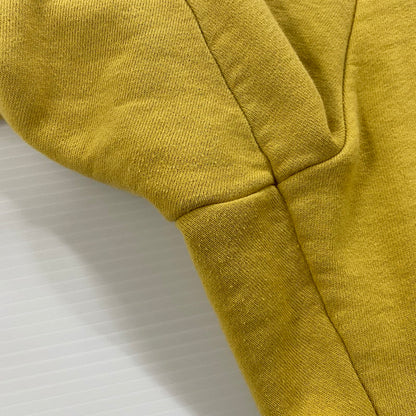 【中古品】【メンズ】 EMOTIONALLY UNAVAILABLE エモーショナリー アンアベイラブル EU WAVY SCRIPT SWEAT SHORT EU-S22-0000-033 スクリプト スウェット ショーツ ボトムス ハーフパンツ ショートパンツ 152-251124-yo-21-tei サイズ：L カラー：イエロー 万代Net店