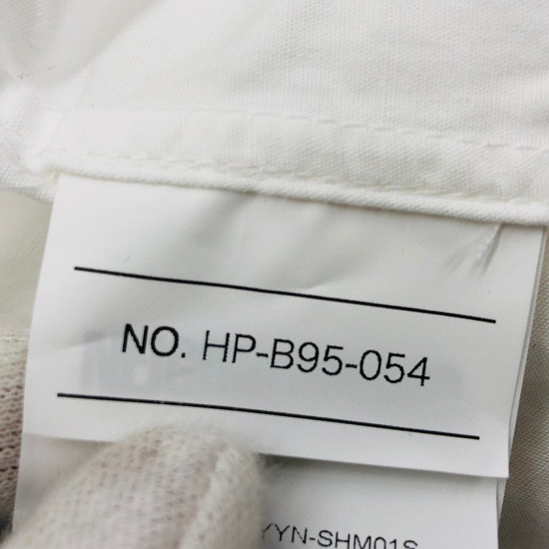 【中古美品】【メンズ】 NEIGHBORHOOD ネイバーフッド × YOHJI YAMAMOTO 242BEYYN-SHM01S ヨウジヤマモト プリント シャツ 長袖 トップス 140-250518-hn-01-fur サイズ：M カラー：ホワイト 万代Net店