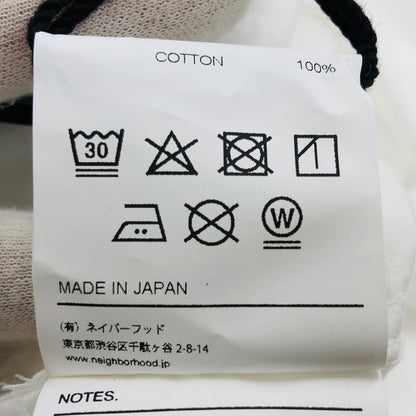 【中古美品】【メンズ】 NEIGHBORHOOD ネイバーフッド × YOHJI YAMAMOTO 242BEYYN-SHM01S ヨウジヤマモト プリント シャツ 長袖 トップス 140-250518-hn-01-fur サイズ：M カラー：ホワイト 万代Net店