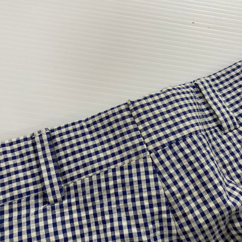 【中古品】【メンズ】 Brooks Brothers ブルックスブラザーズ 60～70’s GINGHAM CHECK SLACKS PANTS 60～70年代 ギンガムチェック スラックス パンツ ボトムス ヴィンテージ 155-251124-yo-22-tei サイズ：表記無し カラー：ブルー 万代Net店