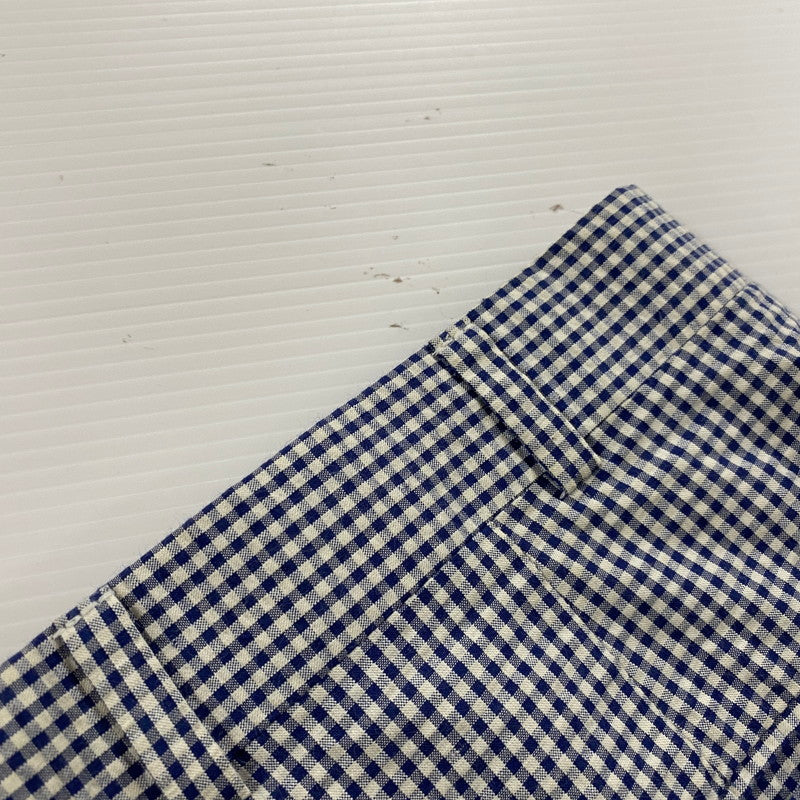 【中古品】【メンズ】 Brooks Brothers ブルックスブラザーズ 60～70’s GINGHAM CHECK SLACKS PANTS 60～70年代 ギンガムチェック スラックス パンツ ボトムス ヴィンテージ 155-251124-yo-22-tei サイズ：表記無し カラー：ブルー 万代Net店