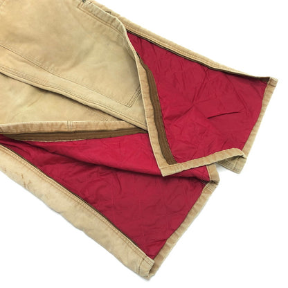 【ジャンク品】【メンズ】 Carhartt カーハート ダック地 オーバーオール ボトムス オールインワン ワークパンツ ワークウェア 古着 145-250818-rs-05-fur サイズ：不明 カラー：ベージュ 万代Net店