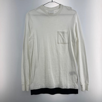【中古品】【メンズ】 NIKE ナイキ HO150410POV 822676-100 長袖Ｔシャツ 148-260118-WA-07-iwa サイズ：S カラー：ホワイト ブラック 万代Net店