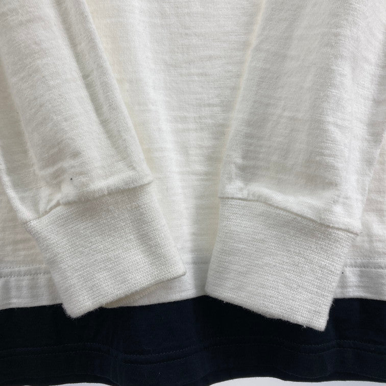 【中古品】【メンズ】 NIKE ナイキ HO150410POV 822676-100 長袖Ｔシャツ 148-260118-WA-07-iwa サイズ：S カラー：ホワイト ブラック 万代Net店