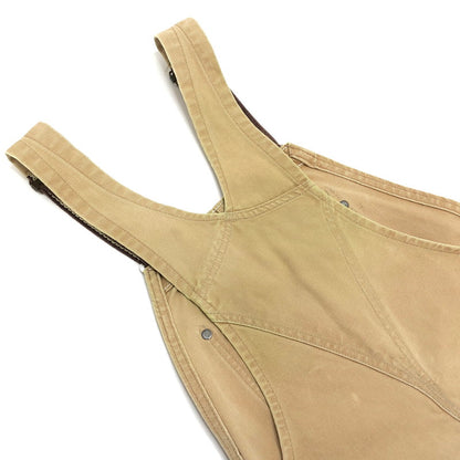 【ジャンク品】【メンズ】 Carhartt カーハート ダック地 オーバーオール ボトムス オールインワン ワークパンツ ワークウェア 古着 145-250818-rs-05-fur サイズ：不明 カラー：ベージュ 万代Net店