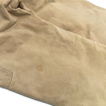 【ジャンク品】【メンズ】 Carhartt カーハート ダック地 オーバーオール ボトムス オールインワン ワークパンツ ワークウェア 古着 145-250818-rs-05-fur サイズ：不明 カラー：ベージュ 万代Net店