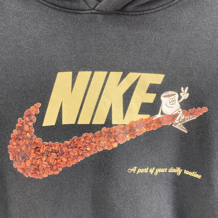 【中古品】【メンズ】 NIKE ナイキ DX6513-010 コーヒー豆 パーカー 148-260118-WA-08-iwa サイズ：L カラー：ブラック 万代Net店