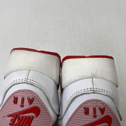 【中古品】【レディース】 NIKE ナイキ DD8029-100 WOMEN'S AIR MAX 90 VALENTINE'S DAY ウィメンズ エア マックス 90 スニーカー バレンタインデー 靴 166-261018-kh-11-izu サイズ：23.5 カラー：WHITE/UNIVERSITY RED-TULIP PINK-WHITE 万代Net店