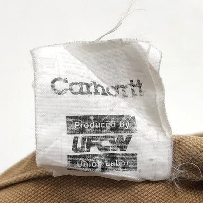【現状渡し品】【メンズ】 Carhartt カーハート ダック地 オーバーオール ボトムス オールインワン ワークパンツ ワークウェア 古着 157-251016-rs-07-fur カラー：キャメル系 万代Net店