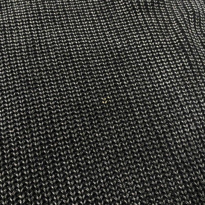 【現状渡し品】【メンズ】 Language ランゲージ RG STONE WASHED COTTON KNIT CREW ストーンウォッシュ コットン ニット クルー 長袖 トップス セーター 142-251125-yo-07-tei サイズ：XL カラー：ブラック 万代Net店