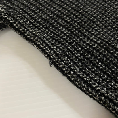 【現状渡し品】【メンズ】 Language ランゲージ RG STONE WASHED COTTON KNIT CREW ストーンウォッシュ コットン ニット クルー 長袖 トップス セーター 142-251125-yo-07-tei サイズ：XL カラー：ブラック 万代Net店