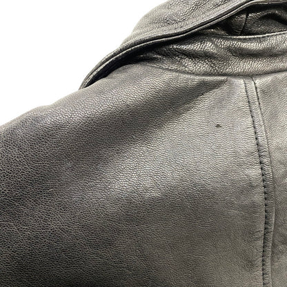 【中古品】【メンズ】 JACK ROSE ジャックローズ 290703J LEATHER DOUBLE RIDER JACKET レザー ダブル ライダース ジャケット アウター 145-261019-cs-09-izu サイズ：4 カラー：ブラック 万代Net店