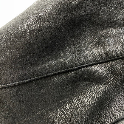 【中古品】【メンズ】 JACK ROSE ジャックローズ 290703J LEATHER DOUBLE RIDER JACKET レザー ダブル ライダース ジャケット アウター 145-261019-cs-09-izu サイズ：4 カラー：ブラック 万代Net店