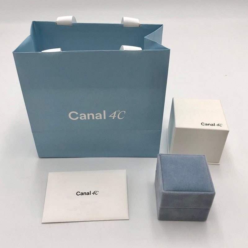 【中古品】【レディース】 canal4℃ カナルヨンドシー SILVER RING 15094-444-1004 キュービックジルコニア リング 指輪 ピンキーリング シルバー アクセサリー 192-240509-rs-01-fur サイズ：5号(実寸 4～5号) カラー：シルバー 万代Net店