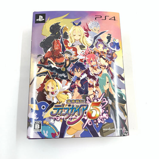 【中古品】 魔界戦記ディスガイア5 初回限定版 - PS4 ゲーム 027-250817-ko-02-fur 万代Net店