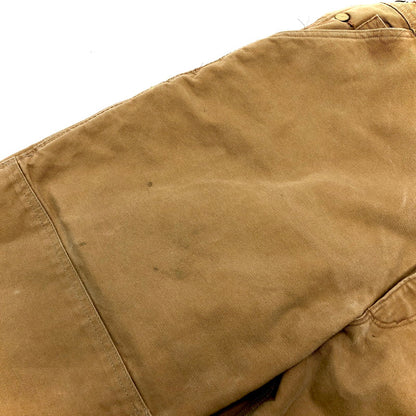 【現状渡し品】【メンズ】 Carhartt カーハート ダック地 オーバーオール ボトムス オールインワン ワークパンツ ワークウェア 古着 157-251016-rs-07-fur カラー：キャメル系 万代Net店