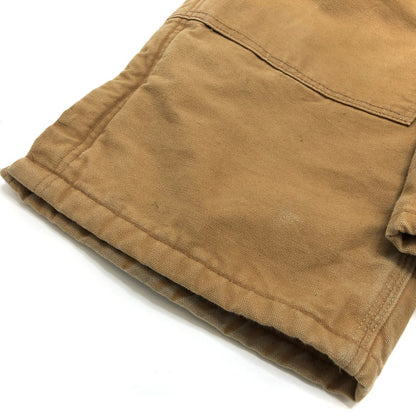 【現状渡し品】【メンズ】 Carhartt カーハート ダック地 オーバーオール ボトムス オールインワン ワークパンツ ワークウェア 古着 157-251016-rs-07-fur カラー：キャメル系 万代Net店